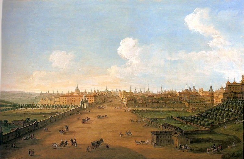 Vista de la calle de Atocha - Collezione di Casa de Alba, Spagna